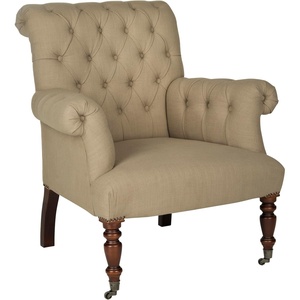 image:imageSAFAVIEH Mercer Collection Bennet Taupe Club Chair Taupe