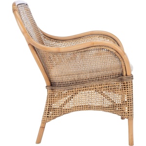 image:imageSafavieh Home Collection Charlie Cushioned Accent Chair Grey White WashWhiteDark NaturalWhite