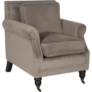 image:imageSafavieh Mercer Collection Ellen Linen Club ChairMushroom