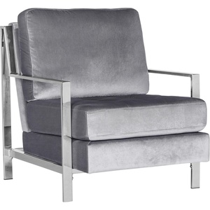 image:imageSafavieh Walden Accent Chair Normal NavyLight Grey