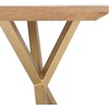 image:imageSAFAVIEH Couture Home Collection Barron Wood Rectangle Kitchen Dining Room Table