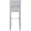 image:imageSAFAVIEH FOX5212A Collection Landry Black IndoorOutdoor Bar StoolGrey