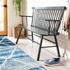 image:imageSAFAVIEH Furniture  Addison Loveseat  Grey  Solid Wood  Coastal Slatted Design  Ideal for Living Room Sunroom Bedroom 18 Seat Height AMH8513CGrey