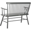 image:imageSAFAVIEH Furniture  Addison Loveseat  Grey  Solid Wood  Coastal Slatted Design  Ideal for Living Room Sunroom Bedroom 18 Seat Height AMH8513CGrey