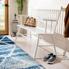 image:imageSAFAVIEH Furniture  Addison Loveseat  Grey  Solid Wood  Coastal Slatted Design  Ideal for Living Room Sunroom Bedroom 18 Seat Height AMH8513CWhite