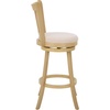 image:imageSAFAVIEH Furniture  Maiko 29Inch Swivel Bar Stool  Cream Linen amp Natural Solid Wood  Ideal for Kitchen Dining Room Bar Seating BST5604ACreamNatural
