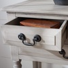 image:imageSAFAVIEH Furniture  Primrose 3Drawer Console Table  Distressed White  Solid Wood  Farmhouse Classic Design  Ideal for Entryway Living Room Hallway 235 W x 13 D x 295 H CNS5707AGreige