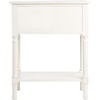 image:imageSAFAVIEH Furniture  Primrose 3Drawer Console Table  Distressed White  Solid Wood  Farmhouse Classic Design  Ideal for Entryway Living Room Hallway 235 W x 13 D x 295 H CNS5707ADistressed White