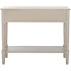 image:imageSAFAVIEH Furniture  Samantha 2Drawer Console Table  Vintage Grey  Solid Wood  Classic Storage Design  Ideal for Entryway Living Room Hallway 358W x 138D x 295H AMH5710AVintage Grey