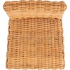image:imageSAFAVIEH Furniture  Tobie Rattan Bar Stool  2953 Seat Height  Natural amp Golden Brown  Mango Wood  Coastal RattanSeat Design  Ideal for Kitchen Dining Room  Fully Assembled BST6500ANatural  Natural