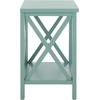 image:imageSafavieh American Homes Collection Candence Barley Cross Back End TableDusty Green