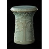 image:imageSafavieh Castle Gardens Collection Imperial Garden White Ceramic Garden StoolBlue