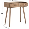 image:imageSafavieh Home Dean MidCentury Modern Black 2drawer ConsoleChocolate
