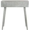 image:imageSafavieh Home Dean MidCentury Modern Black 2drawer ConsoleSlate  Grey