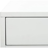 image:imageSafavieh Home Levinson MidCentury Modern Brown and Gold Cap 2drawer Coffee TableWhite  Gold