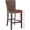 image:imageSafavieh Taylor Bar Stool Light GreyEspressoBrown  Espresso