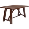 image:imageSAFAVIEH Home Collection Ainslee Brown Rectangle Dining Table