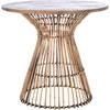 image:imageSAFAVIEH Home Collection Whent Coastal Grey White Wash and Black Round Accent TableHoney Brown Wash  Black