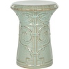 image:imageSafavieh Castle Gardens Collection Imperial Garden White Ceramic Garden StoolBlue