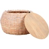 image:imageSafavieh Home Klarysa Natural White Wash Wood and Rattan Storage Coffee Table