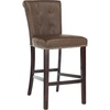 image:imageSafavieh Taylor Bar Stool Light GreyEspressoBrown  Espresso