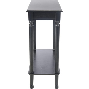 image:imageSAFAVIEH Furniture  Tinsley Rectangle Console Table  Brown  Solid Wood  Farmhouse TurnedLeg Design  Ideal for Entryway Living Room Hallway 28W x 1175D x 28H CNS5724CBlack