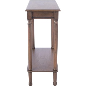 image:imageSAFAVIEH Furniture  Tinsley Rectangle Console Table  Brown  Solid Wood  Farmhouse TurnedLeg Design  Ideal for Entryway Living Room Hallway 28W x 1175D x 28H CNS5724CBrown