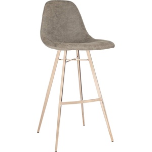 image:imageSafavieh Mathison Bar Stool TaupeCopperTaupe  Copper