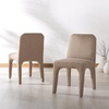 image:imageSAFAVIEH Couture Collection Maricelle Tan Boucle Dining Chair Set of 2 Fully AssembledLight Brown
