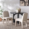 image:imageSAFAVIEH Couture Collection Maricelle Tan Boucle Dining Chair Set of 2 Fully AssembledTan