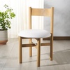image:imageSAFAVIEH Couture Collection Tayla BlackBlack Leather Dining Chair Fully AssembledNaturalWhite