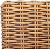 image:imageSAFAVIEH Furniture  Tobie Rattan Counter Stool  2362 Seat Height  Grey WhiteWash  Wood  Coastal RattanSeat Design  Ideal for Kitchen Bar Area Dining Room  Fully Assembled BST6501BHoney Brown Wash