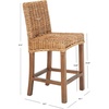image:imageSAFAVIEH Furniture  Tobie Rattan Counter Stool  2362 Seat Height  Grey WhiteWash  Wood  Coastal RattanSeat Design  Ideal for Kitchen Bar Area Dining Room  Fully Assembled BST6501BHoney Brown Wash