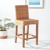 image:imageSAFAVIEH Furniture  Tobie Rattan Counter Stool  2362 Seat Height  Grey WhiteWash  Wood  Coastal RattanSeat Design  Ideal for Kitchen Bar Area Dining Room  Fully Assembled BST6501BNatural  Natural