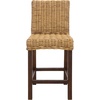 image:imageSAFAVIEH Furniture  Tobie Rattan Counter Stool  2362 Seat Height  Grey WhiteWash  Wood  Coastal RattanSeat Design  Ideal for Kitchen Bar Area Dining Room  Fully Assembled BST6501BHoney Brown Wash