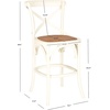 image:imageSafavieh American Homes Collection Franklin Counter Stool Antique WhiteAntique White