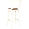 image:imageSafavieh American Homes Collection Franklin Ivory 307inch Bar StoolIvory