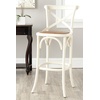 image:imageSafavieh American Homes Collection Franklin Ivory 307inch Bar StoolIvory