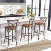 image:imageSafavieh American Homes Collection Franklin Ivory 307inch Bar StoolWeatheredGrey
