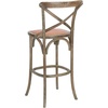 image:imageSafavieh American Homes Collection Franklin Ivory 307inch Bar StoolWeatheredGrey