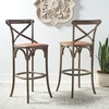 image:imageSafavieh American Homes Collection Franklin Ivory 307inch Bar StoolWeatheredGrey