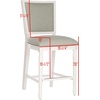 image:imageSafavieh Buchanan Counter Stool BeigeLight Grey  Cream