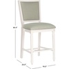 image:imageSafavieh Buchanan Counter Stool BeigeLight Grey  Cream