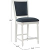 image:imageSafavieh Buchanan Counter Stool BeigeNavy  Cream