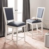 image:imageSafavieh Buchanan Counter Stool BeigeNavy  Cream
