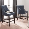 image:imageSafavieh Eleni Counter Stool BeigeEspressoNavy  Espresso