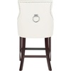 image:imageSafavieh Eleni Counter Stool BeigeEspressoWhite  Espresso