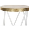 image:imageSafavieh Hester Bar Stool WhiteGoldWhite  Gold