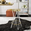 image:imageSafavieh Hester Bar Stool WhiteGoldWhite  Gold