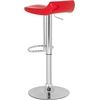 image:imageSafavieh Home Collection Avish White Adjustable Swivel Gas Lift 236321inch Bar StoolRed